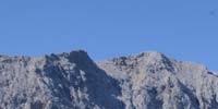 Hoch überm Tale: Am Schützensteig überm Reintal, drüben die Hochwanner-Nordwand