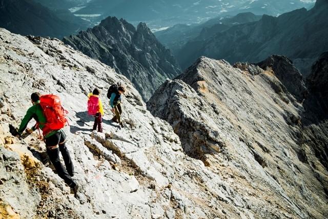 Sicher auf die Zugspitze-Jubiläumsgrat - Sicher Wandern und Bergsteigen