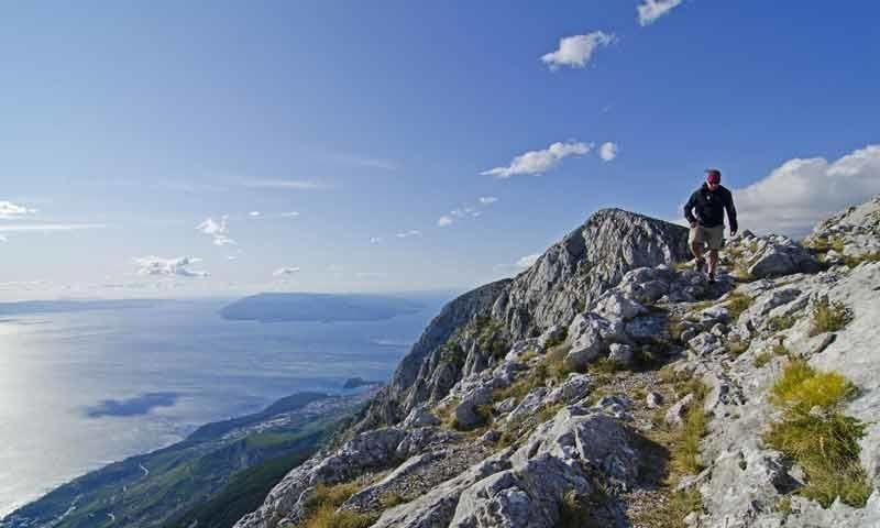 Wandern zwischen dem Küstensaum von Makarska und dem Hochplateau des Bivoko-Gebirges