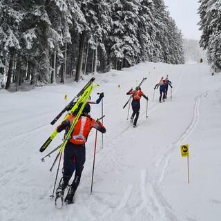 Das Individual Testrennen fand auf der Planai (AUT) gemeinsam mit dem österreichischen Skimo Team statt - Foto - STG