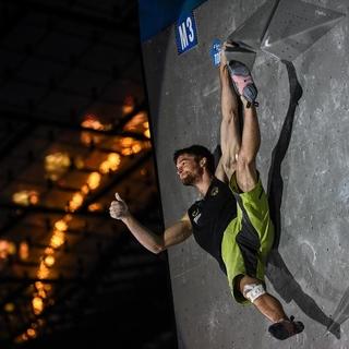 Jan Hojer beim Boulderweltcup München 2017. Foto: DAV/Nils Nöll