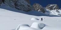 Die Roascharte auf 2617 Metern ist ein weiteres lohnendes Skitourenziel. Foto: Stefan Herbke