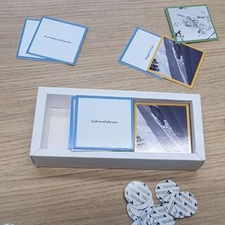 Das Schnee-Memory enthält 24 Kartenpaare, Foto: DAV