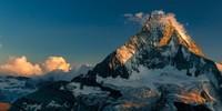 Blick auf die Nordwand des Matterhorns, Foto: Ralf Gantzhorn