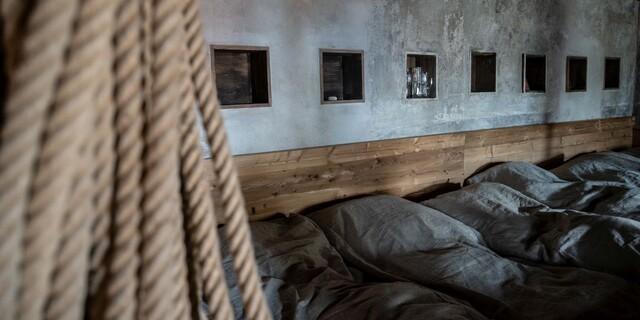 Matratzenlager in der Alten Prager Hütte, Foto: Fabian Dalpiaz
