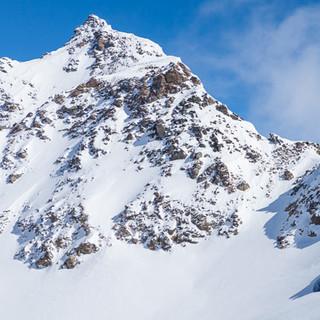 Sesvenna-Gletscher mit Muntpitschen - Unterengadiner Dolomiten