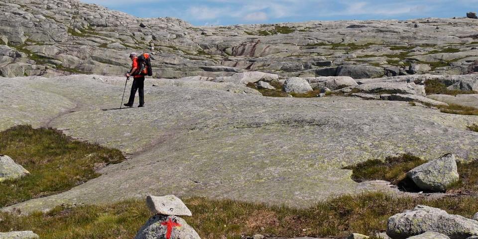 Wunderbare Wildnis – weglos, wie oft in Norwegen, aber ausreichend markiert. Foto: Antes & Antes