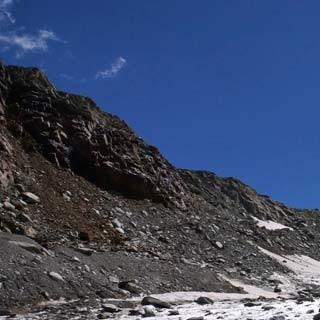 Glatscher da Lavaz - Eisgenuss: Der Glatscher da Lavaz bietet bei guten Verhältnissen alpines, aber harmloses Ambiente.