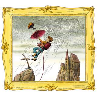 "Seht! den Schirm erfasst der Wind, und der Robert fliegt geschwind durch die Luft, so hoch und weit. Niemand hört ihn, wenn er schreit." - Lehrt uns der fliegende Robert aus dem "Struwwelpeter" den guten Umgang mit Stürmen?