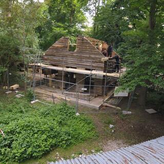 Wiederaufbau der Höllentalangerhütte