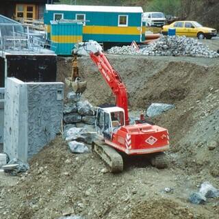 Umbau des Alpenhofs, 1992, Foto: Wolfgang Mayr