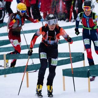 Tatjana Paller (DAV Bad Tölz) beim letzten Sprint Weltcup der Saison im französischen Flaine - Foto: SkiMoStats