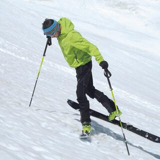 Kickkehre. Foto: Peter Geyer. Aus Alpin-Lehrplan 4, Skibergsteigen Freeriding