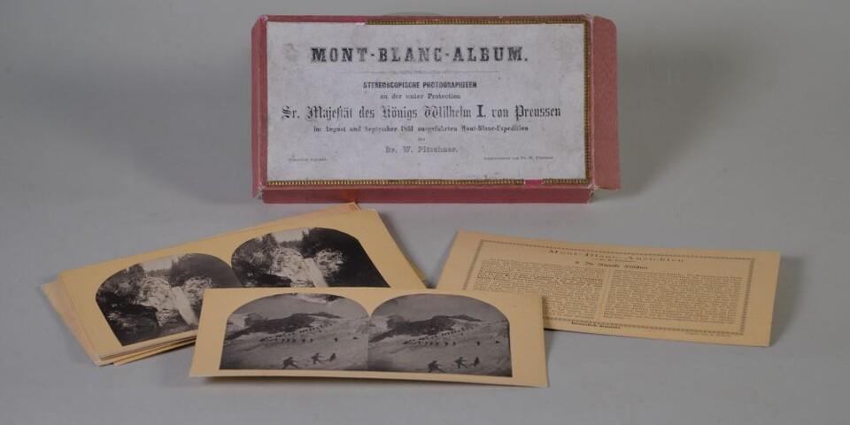 Mont-Blanc-Album von Dr. Wilhelm Pitschner, 1861, Archiv des DAV, München