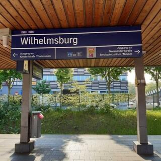 S-Bahn Bahnhof in Hamburg-Wilhelmsburg, Foto: JDAV/Britta Zwiehoff