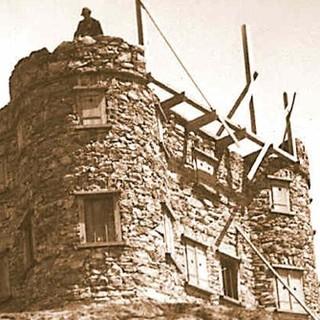Bau der Siegerlandhütte, 1928. Sektion Siegerland