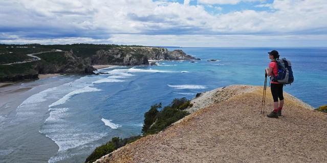 Schöner Aussichtspunkt oberhalb des Praia de Odeceixe, Foto: Jonas Kassner