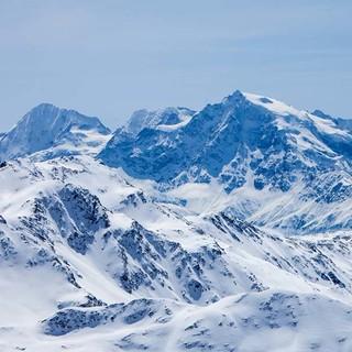 Königspitze und Ortler sind nicht weit weg – Ausblick von der Valbenairspitze, Foto: Markus Stadler
