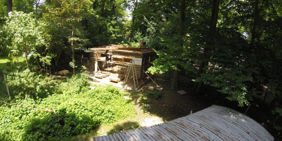 Wiederaufbau der Höllentalangerhütte