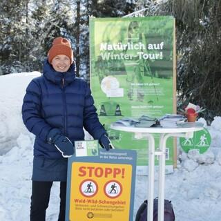 Aktionstag im Tourengebiet Naturpark Nagelfluhkette. Foto: Franz Güntner