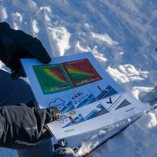 Unverzichtbar für den Wintersport in den Bergen: gute Vorbereitung mit Snowcard und Lawinenlagebericht. Foto: Marco Kost