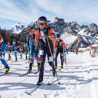 Stefan Knopf (DAV Berchtesgaden) am Start des Individual Rennens beim ISMF Würth MODYF Weltcups in Valtellina Orobie (ITA) - Foto: Ferran Font