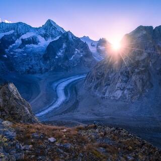 Der Gletscherrückgang in den Alpen macht den Klimawandel besonders drastisch sichtbar. Foto: DAV/Silvan Metz
