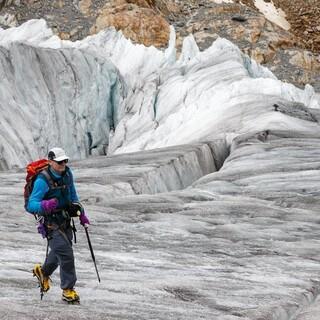 Die Gletscher waren früh im Jahr aper - hier der Gepatschferner. Foto: Marco Kost