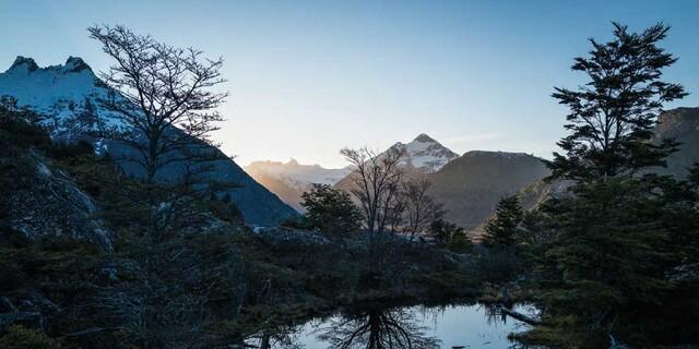 März - Anmarsch zum Basislager am Lago Plomo im Valle del Soler, Chile. Ziel der Expedition: der Cerro Largo (2799 m), Foto: Klaus Fengler