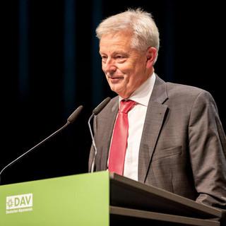 DAV-Präsident Josef Klenner, Foto: Nils Nöll