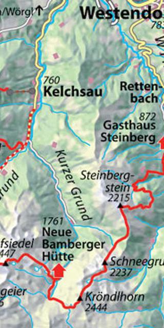 Karte Kitzbüheler Alpen Christian Rolle