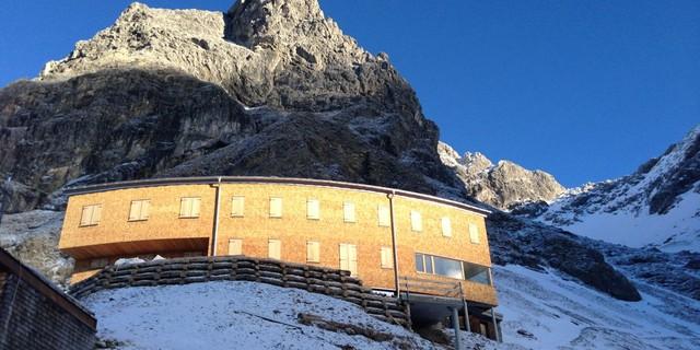 Waltenberger Haus in den Allgäuer Alpen, 2016. Foto: Matthias Hill.