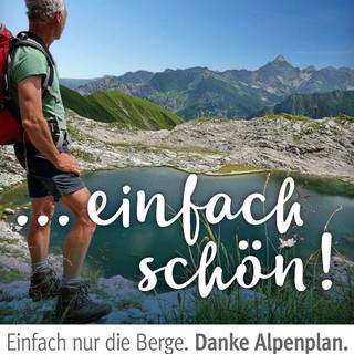 Kampagne "Danke Alpenplan". Koblat. Foto: Wolfgang B.Kleiner/Bad Hindelang Tourismus