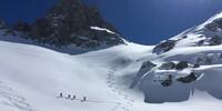Das Parzinn über der Hanauer Hütte ist ein Lechtaler Skitouren-Glanzlicht. Foto: Luis Stitzinger, Alix von Melle