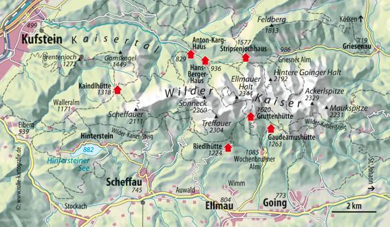 Wilder Kaiser - Panorama-Magazin - Services - Deutscher Alpenverein (DAV)