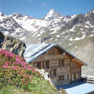 Die Marteller Hütte in Südtirol, Foto: Martin Niedrist
