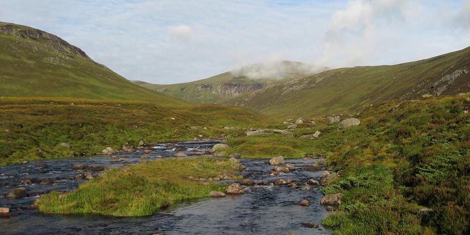 Durch die Cairngorm Mountains in Schottland, Foto: Hubertus Stumpf