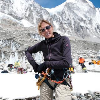 Am Everest-Basislager im Jahr 2009 kurz vor dem Gipfelgang. Foto: Alex Treadway