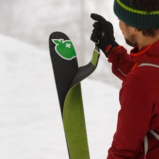 Tourenski und Felle sind die Grundausrüstung für die Skitour. Foto: DAV/Marco Kost