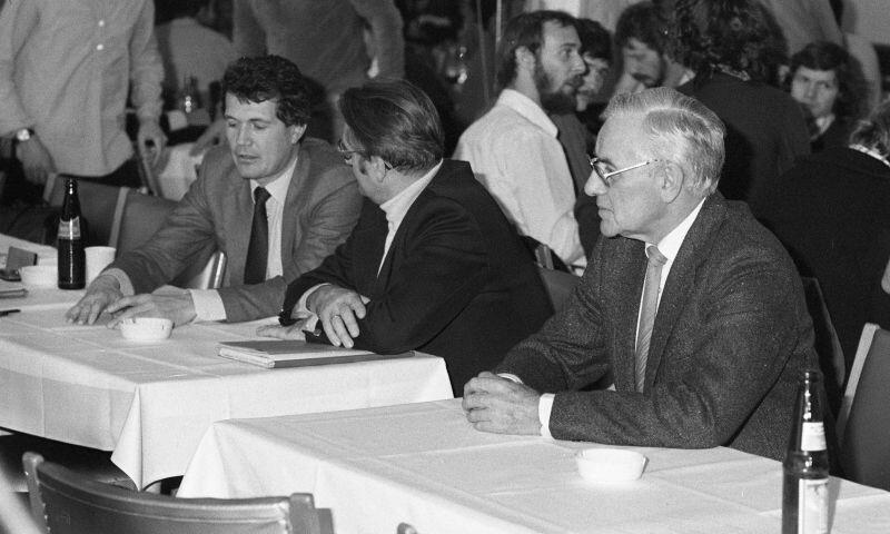 Kritische Zuhörer als Gäste des Bundesjugendleitertags 1979, Foto: Klaus Umbach