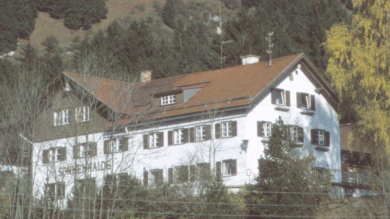 Das Haus Sonnenhalde, ca. 1984, Foto: Wolfgang Mayr