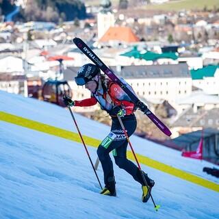 Tatjana Paller (DAV Tölz) wird 7. im Sprint Rennen des Weltcup Wochenendes in Schladming (AUT) - Foto: ISMF/ SkiMoStats