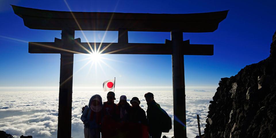 Gipfelbild am Fuji. Foto: Norbert Eisele-Hein