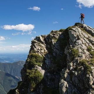 Oft sind die Gipfel über dem Val Grande felsig und ausgesetzt, wie an der Cima della Laurasca. Foto: Stefan Neuhauser