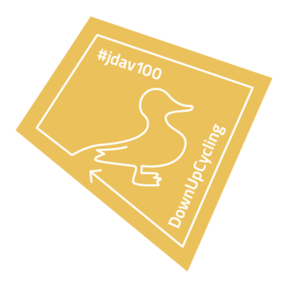 100jahreJDAV Sticker DownUpCycling