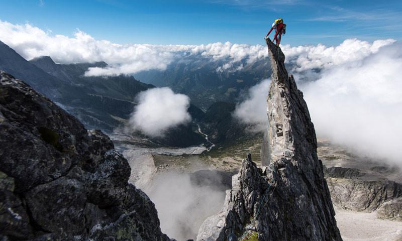 <p>Steiler Zahn: Fotogener Schlusspunkt der Fuorikante – aber zum Gipfel, und ins Tal, ist es noch ein Stück.</p>

<p>Foto: Ralf Gantzhorn</p>