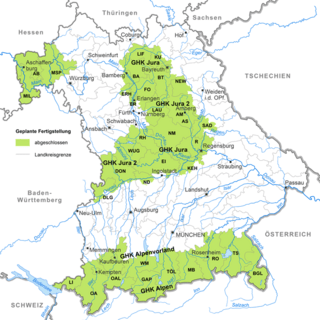Die grünen Landkreise verfügen bereits über Gefahrenhinweiskarten. Foto: Bayerisches Landesamt für Umwelt