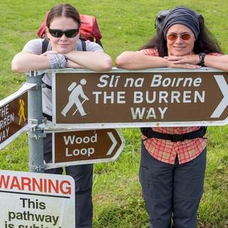 Der Burren Way ist ausgezeichnet ausgeschildert. Foto: Klaus Herzmann