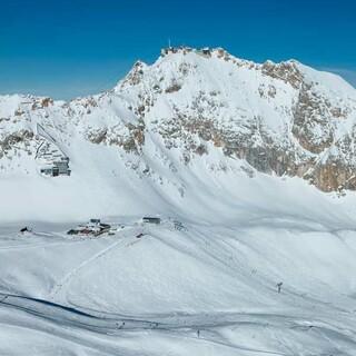 Deutschlands schneesicherstes Skigebiet auf dem Zugspitzplatt, Foto: Jörg Bodenbender